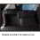 Car Full Coverage Boot Liner for Audi Q4 etron  Anti Slip Waterproof Black 5