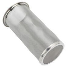 Stainless Steel Cold Brew Filter for Tea 8x15cm Reusable Wide Mouth Mesh
