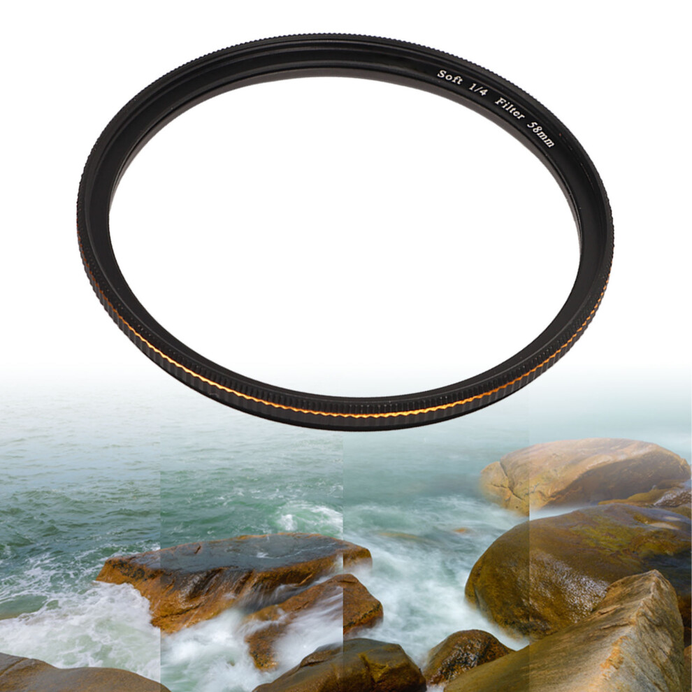 Soft Diffusion 1/4 Filter 58Mm Mist Dreamy Cinematic Effect For Dslr 7901375399283