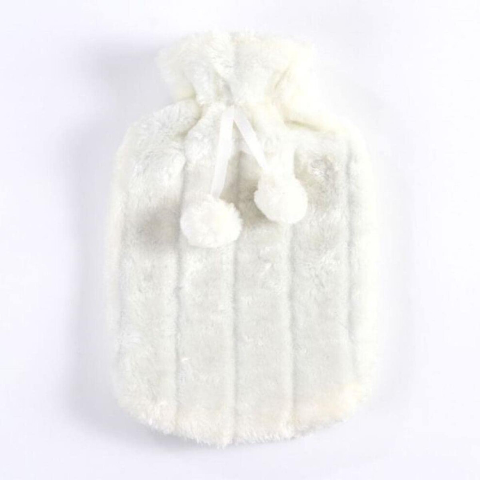 Coral Hot Water Bag 2000Ml With Fleece Cover Explosionproof Washable Removable Protective Bottle Nd01