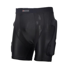 Adult Thick 3D EVA Hip Protective Padded Pants Padded Snowboard Short for Ski Snowboard Skating Extreme Sports Black S