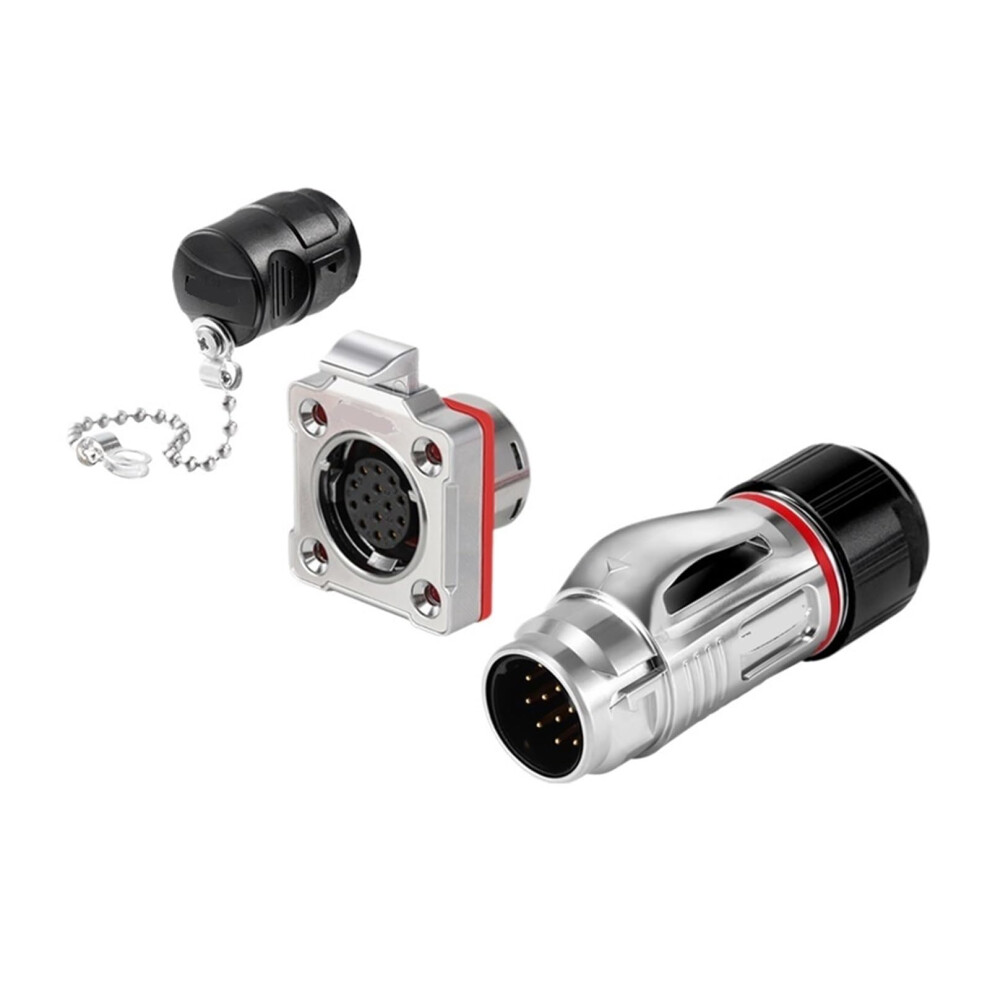 Metal Bd20 14Pin Aviation Plug Heavyduty Industrial Power Connector Secure Multicore Use 9347817322545