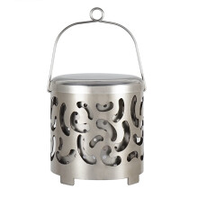 Small Gas Heater Cover Stainless Portable Mini Outdoor Heater Space Heater Garden Heaters for Indoor Camping Fishing 11x10.3CM