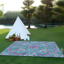 Folding Large Picnics Blanket Outdoor Rug Beach Blanket Lightweight Waterproof Sand Mat For Camping And Hiking