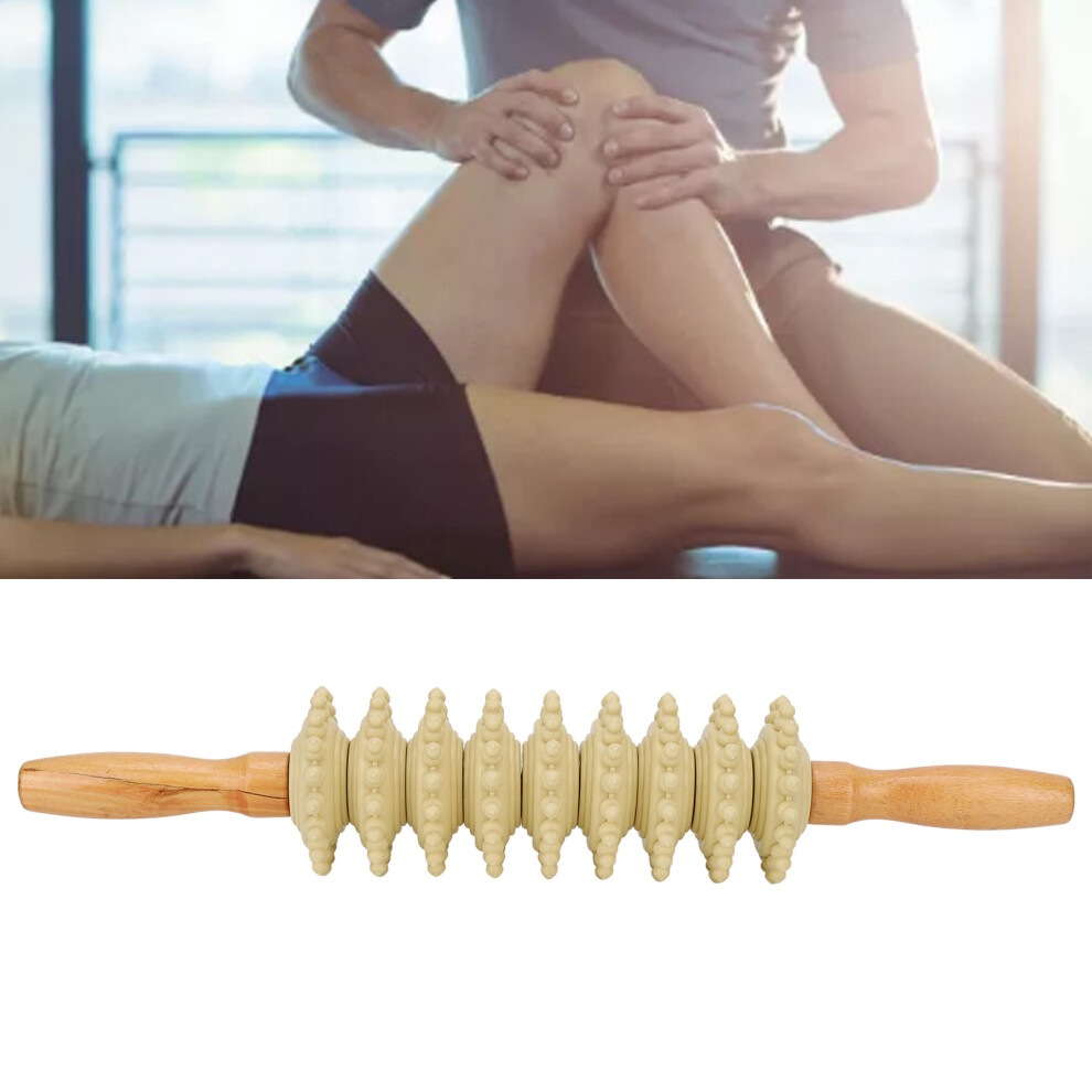 Cellulite & Fascia Release Roller Wood Therapy Trigger Point Tool 30cm