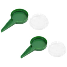 2 Pcs Adjustable Seed Spreader Garden Planting Tool for Flowers Vegetables Reusable Dispenser for Pots, Lawn Outdoor Sowing