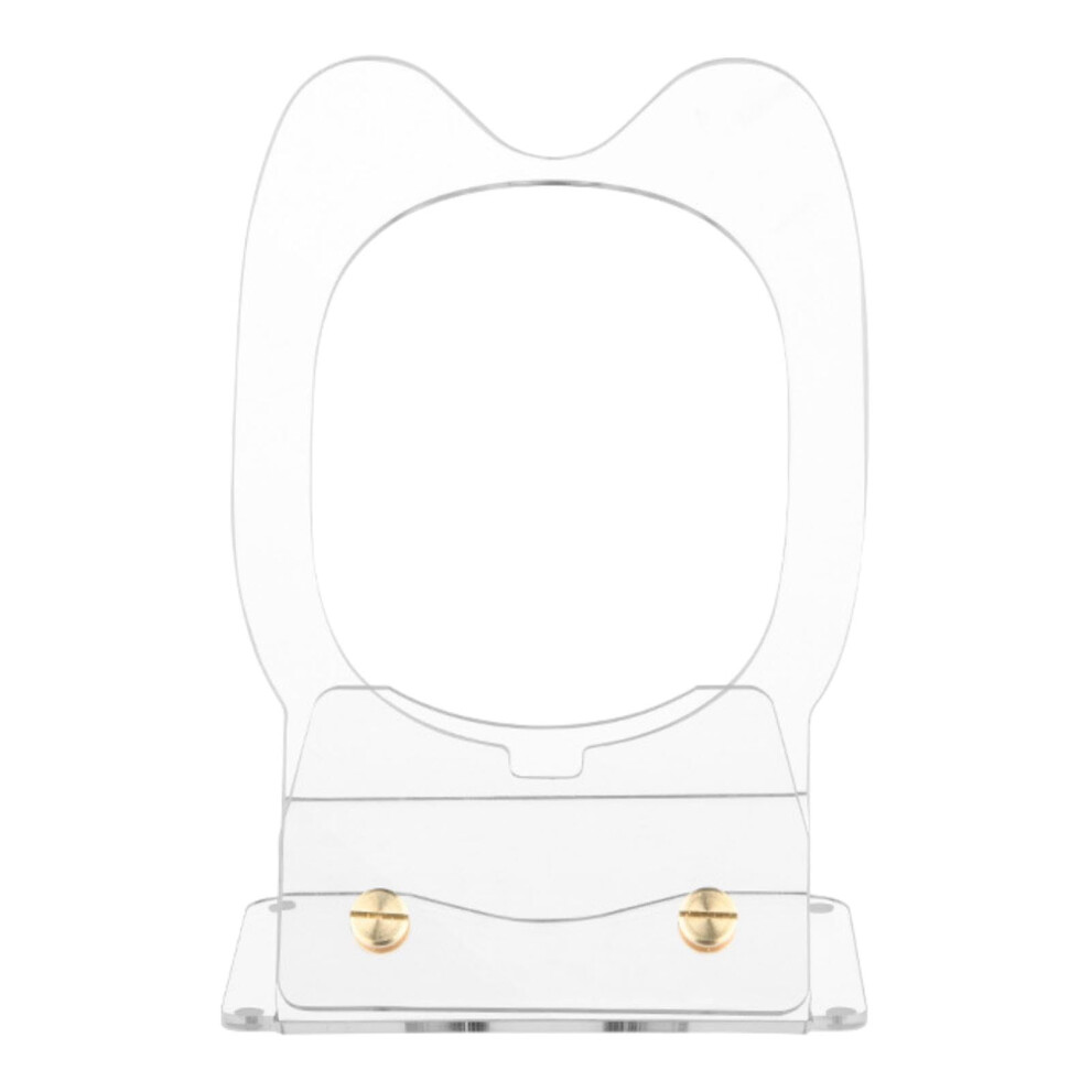 Acrylic Speaker Stand For Desktop Use Transparent Compact Holder For Small Speakers Office Or Living Room 9426802697698