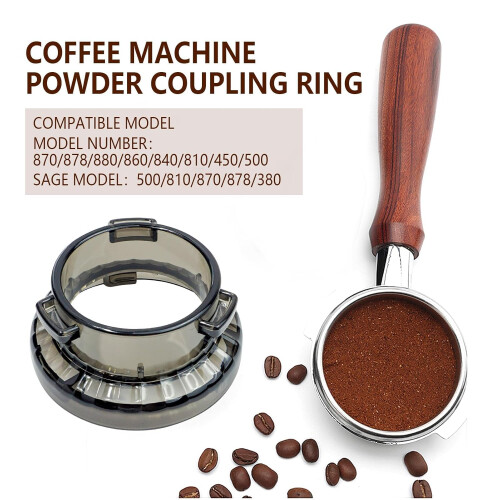 54mm Dosing Funnel for Sage Machine, LeakProof Espresso Tool, Easy Clean 2