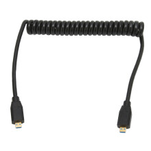 High Speed Coiled Cable, Supports 8K 60Hz Ultra Thin HDMI, Gold Plated Interface Ensuring Corrosion Resistant And Stable Signal Transmission For