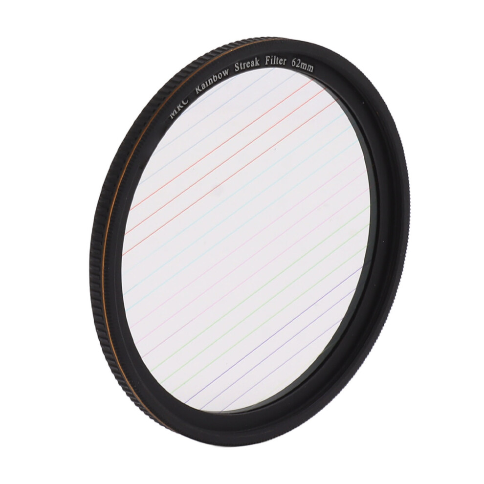 Colorful Streak Star Filter For Slr Camera 62Mm Night Effects Aluminum Glass 8161375407534