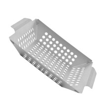 BBQ Pan Stainless Steel Grill Tray Drip Pans NonStick Mats Reusable Topper Camping MultiFunction