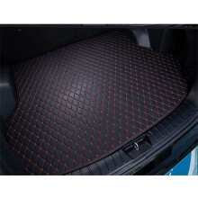Auto Cargo Liners Leather Trunk Mat for Ford Mustang 2015 Waterproof Blackred