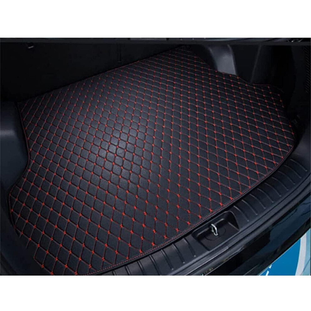 Auto Cargo Liners Leather Trunk Mat For Ford Mustang 2015 Waterproof Blackred 9382693905901