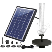 1.5W/5W Solar Water Fountain Pump 160L/h Flows Rate-5W