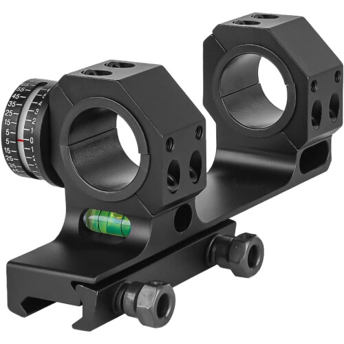 25.4mm 30mm Scope Mounts Dual Ring Mount With Bubble Level Angle Cosine Indicator Picatinny Offset 1
