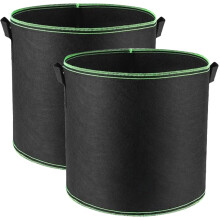 Plants Grow Bags 2Pack Thickened NonWoven Fabric Pot Bags For Vegetable And Fruit Gardening Potato And Tomato