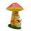 Solar Powered Rabbit Mushroom Statue-Yellow rabbit readin 1