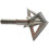 12pcs 100Grain 4blade Silver Broadhead Sharp Arrow Point Hunting Crossbow 4