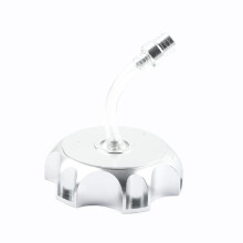 Motorcycle Fuel Tank Cap CNC Aluminum Vented Design for TTR110 CRF KLX110 Dirt Bikes Silvery