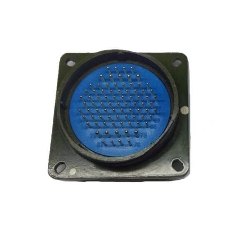 81 Pin Circular Panel Mount Connector Y50M Bayonet Coupling Flange Socket Quick Snap