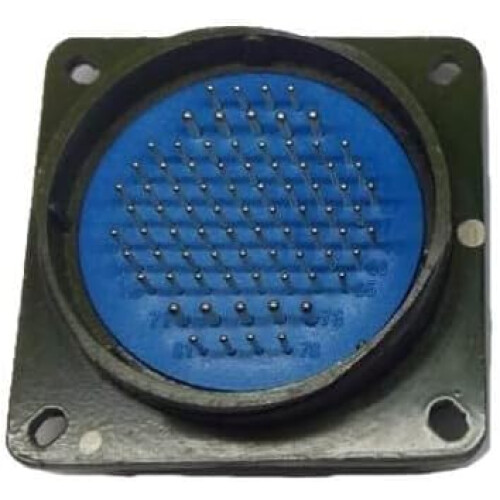 81 Pin Circular Panel Mount Connector Y50M Bayonet Coupling Flange Socket Quick Snap 1
