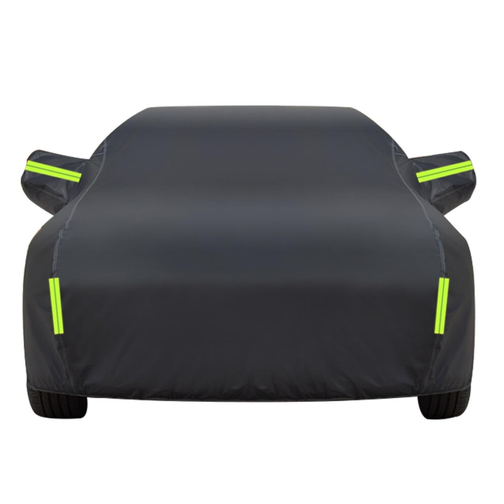 Waterproof Car Cover For Toyota Corolla 2024 All Weather Uv Resistant With Zipper Door And Windproof Bands 9347817324679
