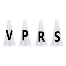 4X Dressage Cones Letters for Equestrian Training Lightweight Stable Sports Events Equipment