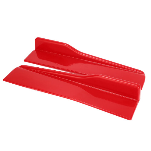 2pcs Car Side Skirt Anti Scratch Universal ABS Winglets Diffuser Splitter