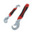 2pcs Self Adjusting Wrench Set 9-32mm Universal Pipe Spanner Tool 13