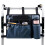 Walking Frame Bag With Cup Holder, Large Capacity, Folding Rollator Organizer, DoubleSide Basket, Blue 1