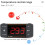 Digital Temperature Controller 220V Heating and Cooling Thermostat with Sensor for Refrigerator and Freezer 2