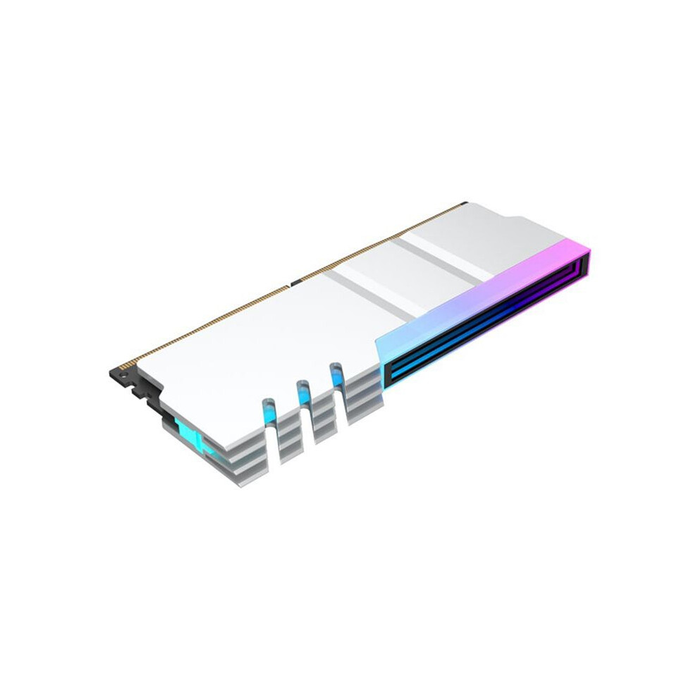 Computer Ddr4 Ddr5 5V Argb Sync Memory Radiator Pc Rgb Colorful Ram Heatsink Cooler Cooling Shim Armor Silver/White 6031534279734