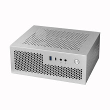 A09 HTPC Computer Case  ITX Gaming PC Chassis Desktop Chassis USB3.0 Type-C Computer Case Home Computer Case Silver