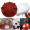 Molde de Cozimento em Forma de Semicírculo, Forma de Silicone para Cozimento, Cúpula de Silicone, Forma de Planeta, Branco 4