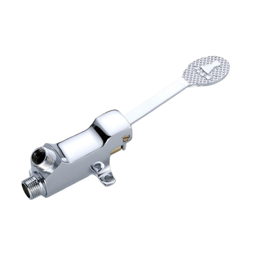 Hot And Cold Pedal Taps Pedal Selfclosing Copper Medical/Toilet/Laboratory Foot Pedal Water Faucet Public Places(Sytl1) 9382693908087