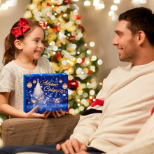 Calendario dell'Avvento per Regali di Natale per Ragazze Bambine - 24 Perline Fai da Te & Set di 2 Braccialetti