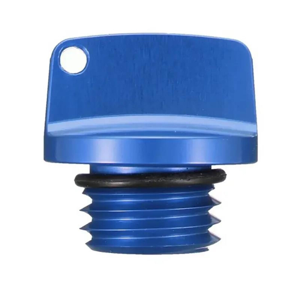Leakproof Cnc Aluminum Motorcycle Fuel Tank Cap And Oil Filler Cover For Yamaha Blue 9347817325461