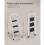 Scaletta - HELLOSHOP26 - 3 livelli - Acciaio - Antiscivolo - Pieghevole 4