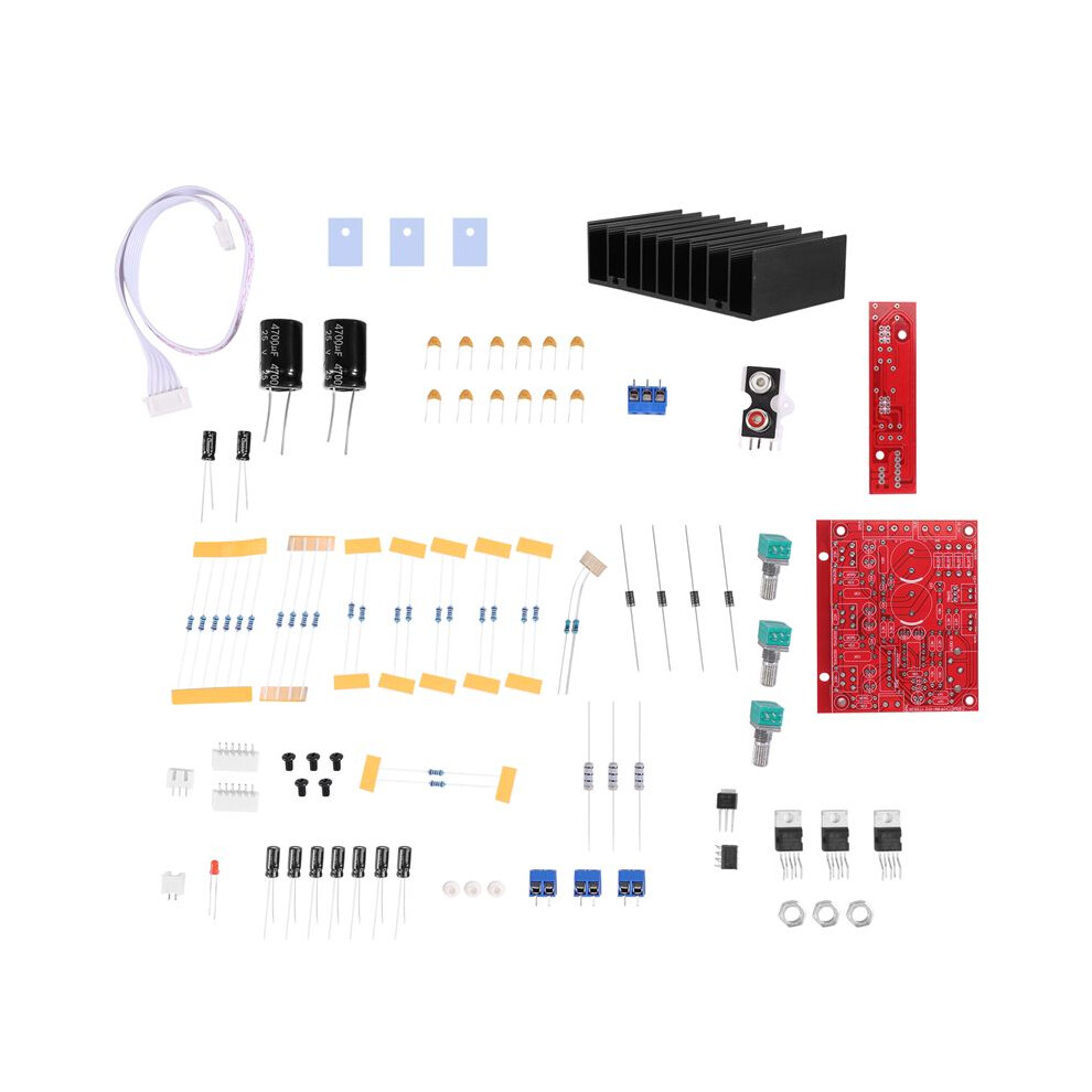 Tda2030a 2.1 Super Bass 2.1 Subwoofer Amplifier Board Three-Channel Speaker Audio Amplifier Board Red 6031148225820
