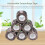 6 Roll Camouflage Tape Cling Scope Wrap Camo Stret 3