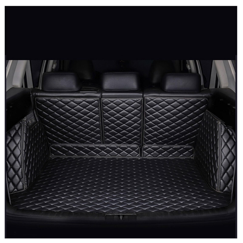 Boot Liner For Tesla Model X 20152018, Full Coverage Leather Trunk Protector, Black 9347817221312