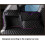Boot Liner for Tesla Model X 20152018, Full Coverage Leather Trunk Protector, Black 3
