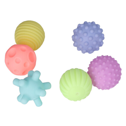 Bambini Sensoriali Cluster di Palline Multicolore - Sicure, Resistenti e Facili da Stringere