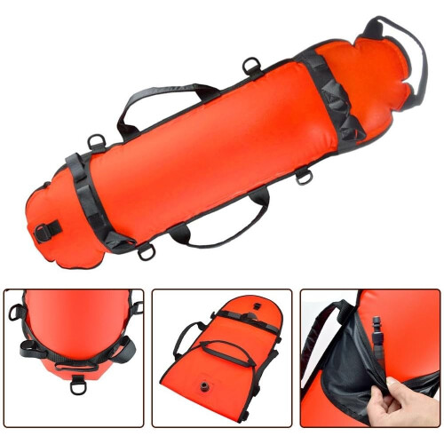 Reliable Inflatable Buoy Float for Hunters and Divers Featuring Multiple Secure Attachment Points 1