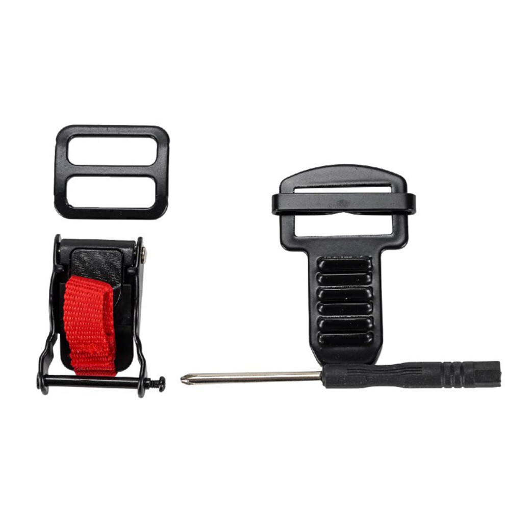 Quick Release Helmet Chin Strap Adapter For Motorcycle Helmets Snap Buckle Fastener Attachment, Universal Fit Black 9426802700817