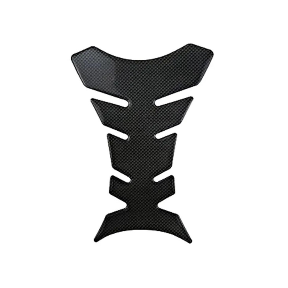 3D Carbon Fiber Fishbone Stickers Motorcycle Tank Pad Protector Universal Fit Black 9189345419980