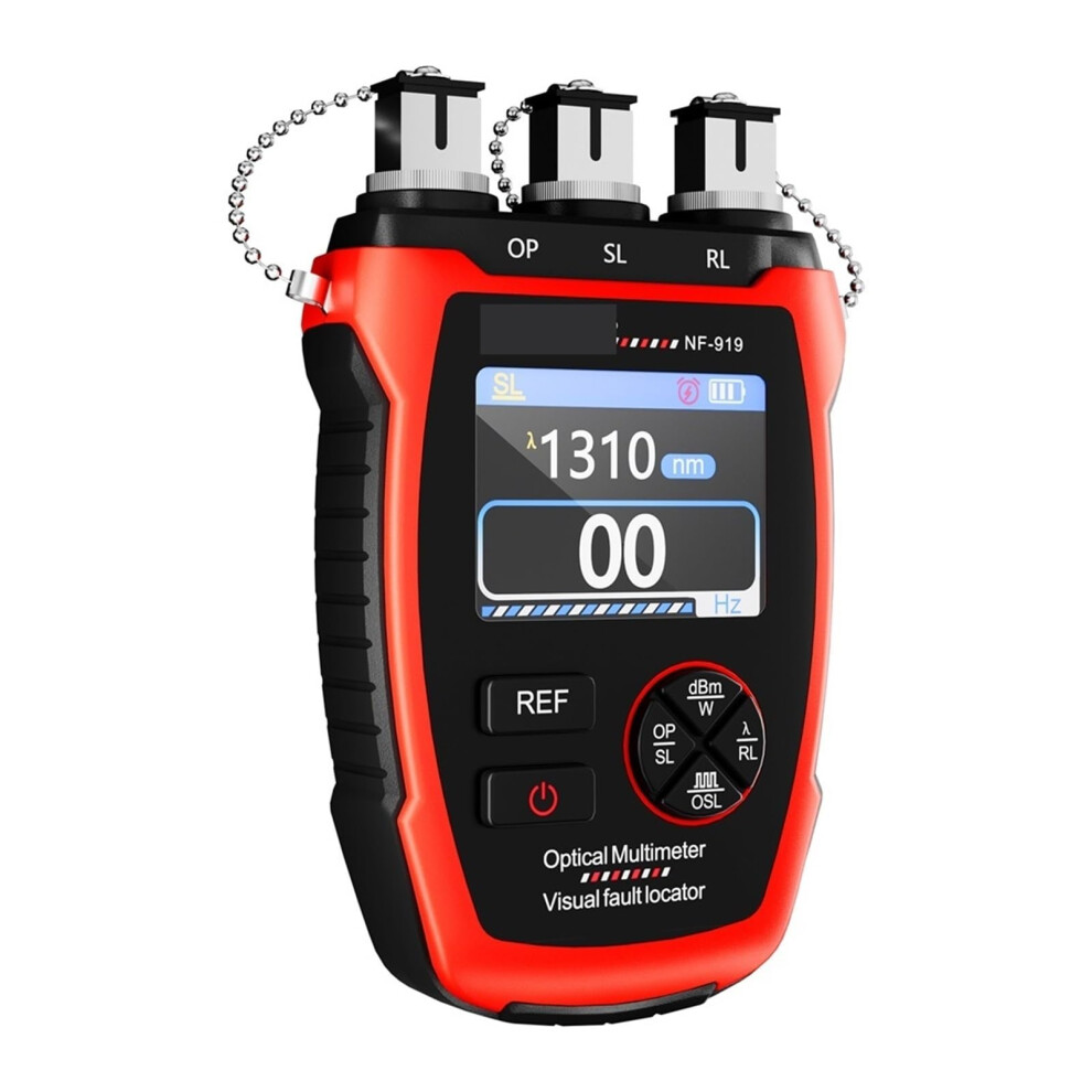 Fiber Optic Tester Nf919 3In1 Power Meter Light Source Visual Fault Locator Red Light For Telecom Maintenance 9189345420061