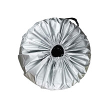 Tyre Cover For Cars Silver Cloth Spare Tire Storage Bag Universal Fit Wheel Protection 4 Season