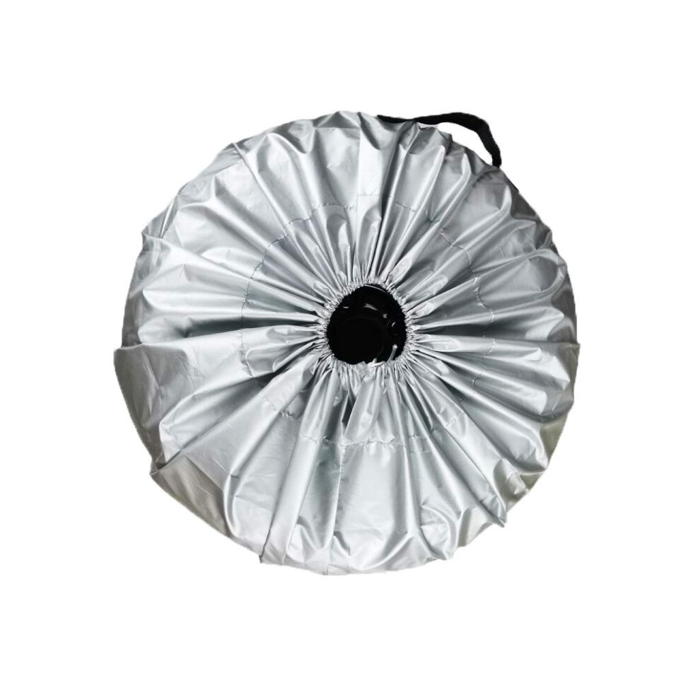 Tyre Cover For Cars Cloth Spare Tire Storage Bag Universal Fit Wheel Protection 4 Season Silver 9199774462044