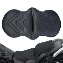 Motorcycle Pads TwoSeater Dirt Cycle Seat Cushion for Motorcycle ShockAbsorbing Moped Pillion Cover for Riding, Outdoor, Match, Compete